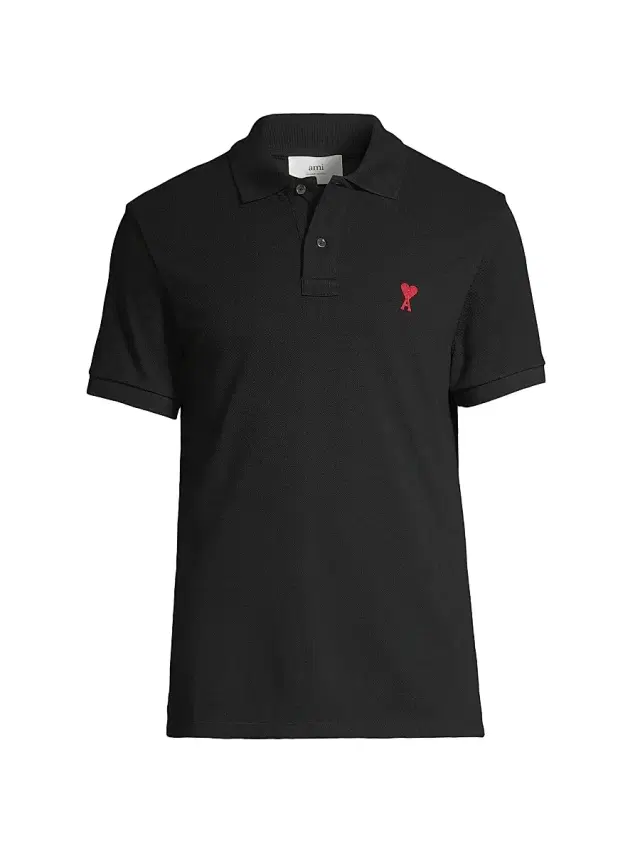 Men's Ami De Coeur Polo Shirt - Black