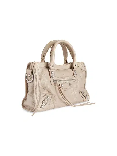Balenciaga Women's Le City Small Top Handle Bag - Beige | Thumbnail 2