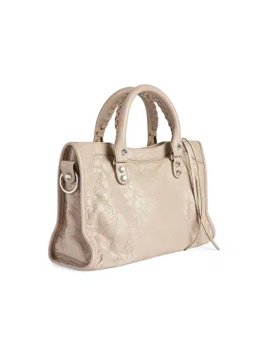 Balenciaga Women's Le City Small Top Handle Bag - Beige | Thumbnail 3