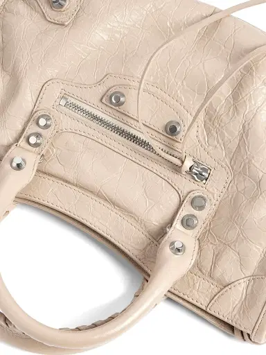 Balenciaga Women's Le City Small Top Handle Bag - Beige | Thumbnail 6