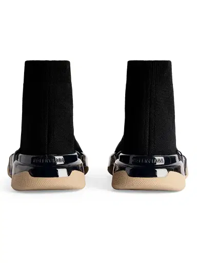 Balenciaga Men's Speed 2.0 Full Clear Sole Knit Sneakers | Thumbnail 5