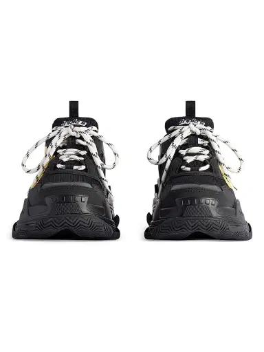 Balenciaga Men's Triple S Tape Type Sneakers - Black - Size 14 | Thumbnail 4 Balenciaga Men's Triple S Tape Type Sneakers - Black - Size 14 | Thumbnail 4