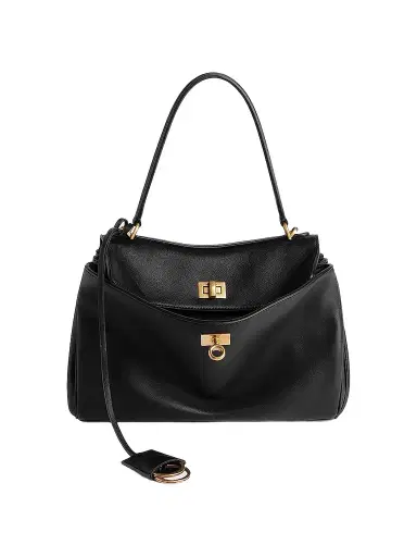 Balenciaga Women's Rodeo Small Top Handle Bag - Black Gold | Thumbnail 1