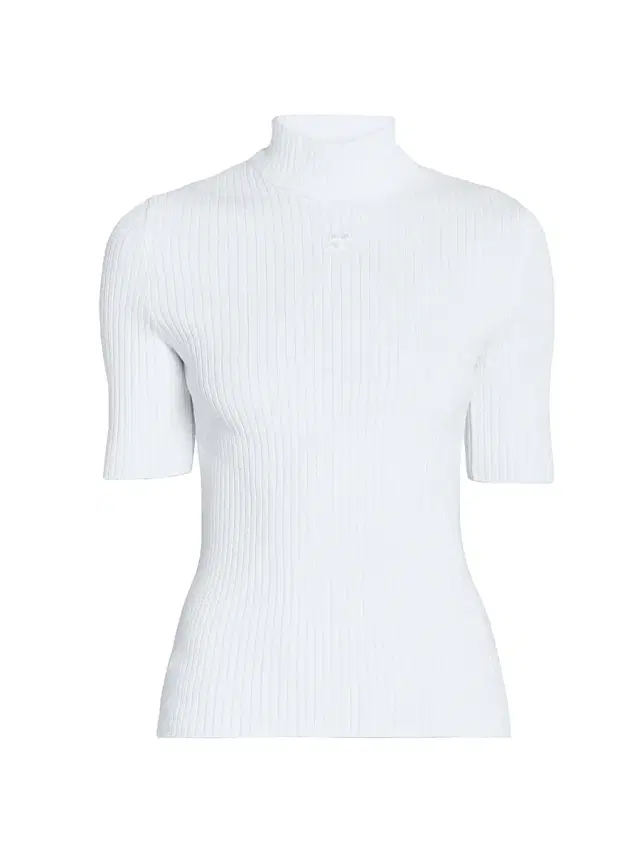 Women's Reedition Rib-Knit Blouse - Heritage White