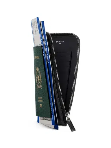 Balenciaga Men's Passport Phone Holder - Green | Thumbnail 3 Balenciaga Men's Passport Phone Holder - Green | Thumbnail 3