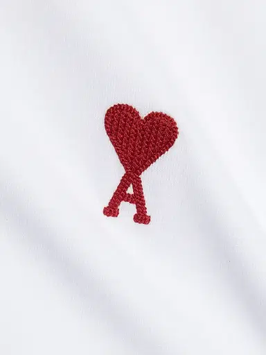 AMI PARIS Men's Ami De Coeur Rouge T-Shirt - Blanc - Size XXL | Thumbnail 7 AMI PARIS Men's Ami De Coeur Rouge T-Shirt - Blanc - Size XXL | Thumbnail 7