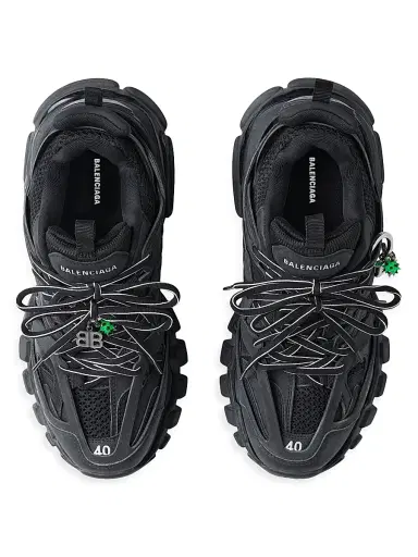 Balenciaga Men's Track Sneakers with Charms - Black - Size 13 | Thumbnail 6 Balenciaga Men's Track Sneakers with Charms - Black - Size 13 | Thumbnail 6