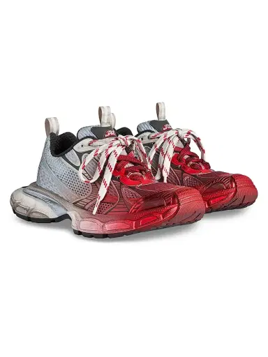 Balenciaga Men's 3XL Toe Spray Sneakers - White Multicolor | Thumbnail 2