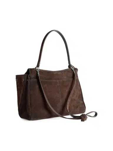 Balenciaga Women's Rodeo Medium Suede Top Handle Bag - Light Espresso | Thumbnail 5