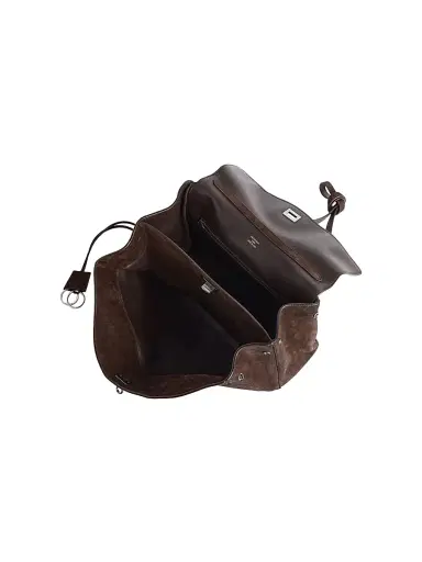 Balenciaga Women's Rodeo Medium Suede Top Handle Bag - Light Espresso | Thumbnail 6