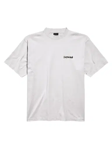 Balenciaga Men's Masking Tape Medium Fit T-Shirt - Dirty White - Size XXL | Thumbnail 1