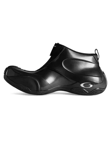 Balenciaga Men's Basketball Sneakers - Black - Size 12 | Thumbnail 4