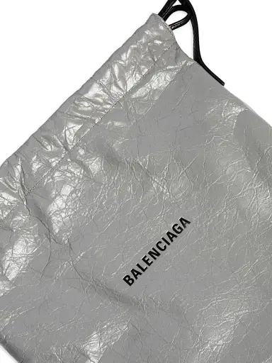 Balenciaga Men's Shopper Dust Medium Crossbody Bag - Grey | Thumbnail 5 Balenciaga Men's Shopper Dust Medium Crossbody Bag - Grey | Thumbnail 5