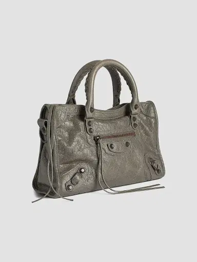 Balenciaga Women's Le City Small Top Handle Bag - Dark Green | Thumbnail 2 Balenciaga Women's Le City Small Top Handle Bag - Dark Green | Thumbnail 2
