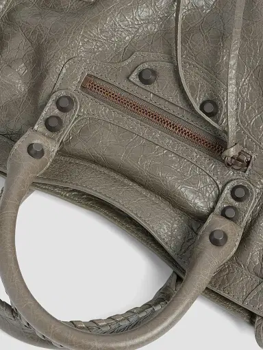 Balenciaga Women's Le City Small Top Handle Bag - Dark Green | Thumbnail 6 Balenciaga Women's Le City Small Top Handle Bag - Dark Green | Thumbnail 6