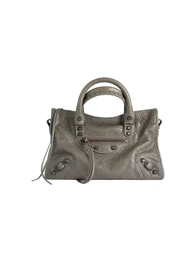 Balenciaga Women's Le City Small Top Handle Bag - Dark Green | Thumbnail 1 Balenciaga Women's Le City Small Top Handle Bag - Dark Green | Thumbnail 1