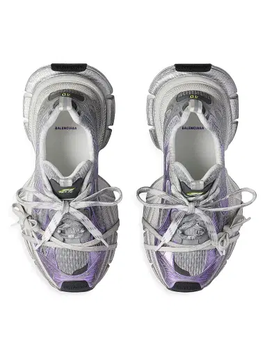 Balenciaga Women's 3XL Sneakers - Grey Purple White - Size 9 | Thumbnail 5 Balenciaga Women's 3XL Sneakers - Grey Purple White - Size 9 | Thumbnail 5