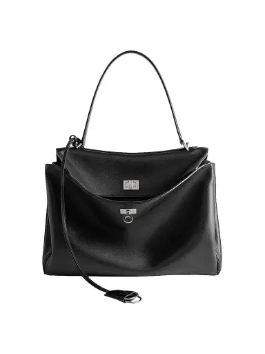 Balenciaga Women's Rodeo  Handbag - Black Silver | Thumbnail 1
