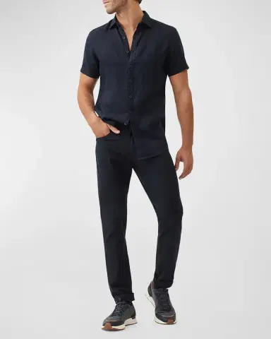 Rodd & Gunn Men's Palm Beach Linen Short-Sleeve Shirt | Thumbnail 3 Rodd & Gunn Men's Palm Beach Linen Short-Sleeve Shirt | Thumbnail 3