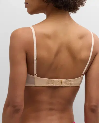 Kiki De Montparnasse Sensuel Lace-Trim Underwire Balconette Bra | Thumbnail 4