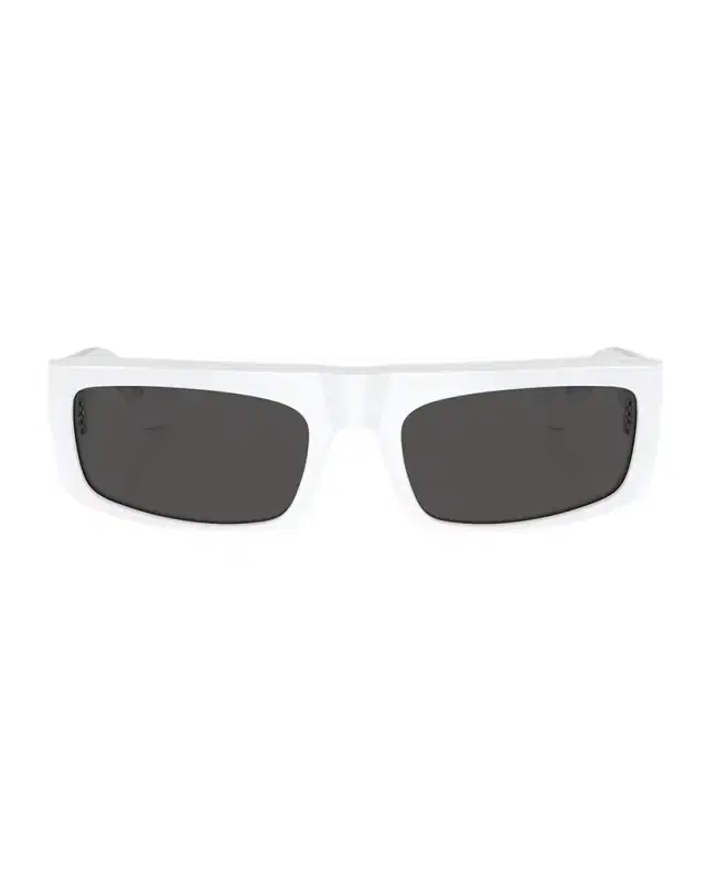 Khaite x Oliver Peoples Bold Acetate Rectangle Sunglasses