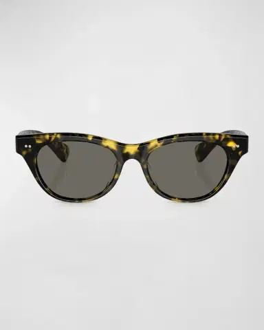 Oliver Peoples Avelin Havana Acetate Butterfly Sunglasses | Thumbnail 3 Oliver Peoples Avelin Havana Acetate Butterfly Sunglasses | Thumbnail 3