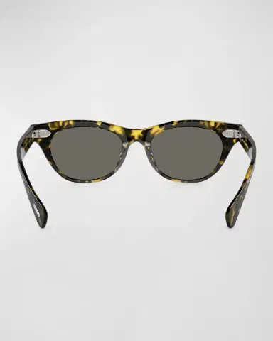 Oliver Peoples Avelin Havana Acetate Butterfly Sunglasses | Thumbnail 4 Oliver Peoples Avelin Havana Acetate Butterfly Sunglasses | Thumbnail 4