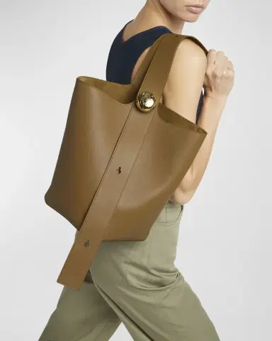 Loewe Anagram Pebble Leather Bucket Bag | Thumbnail 4 Loewe Anagram Pebble Leather Bucket Bag | Thumbnail 4