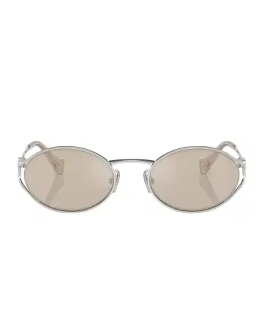 Miu Miu Logo Metal Oval Sunglasses | Thumbnail 1 Miu Miu Logo Metal Oval Sunglasses | Thumbnail 1
