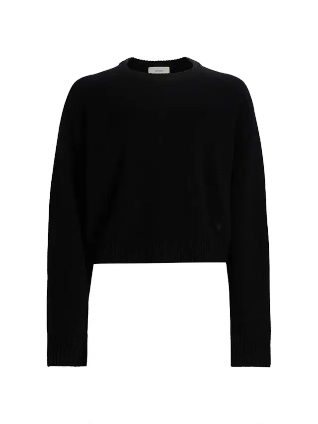 Loulou de Saison Women's Bruzzi Cropped Wool-Cashmere Sweater - Black