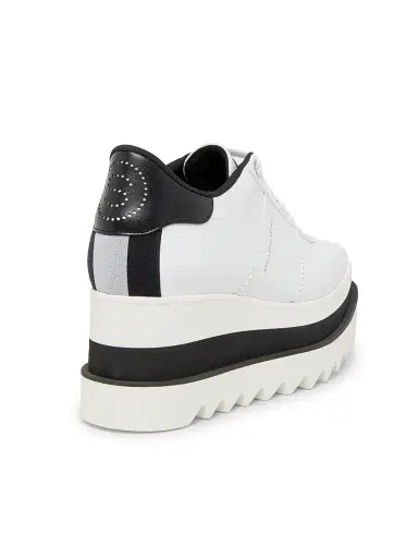 Stella McCartney Women's Sneakelyse 80MM Platform Sneakers - White | Thumbnail 3