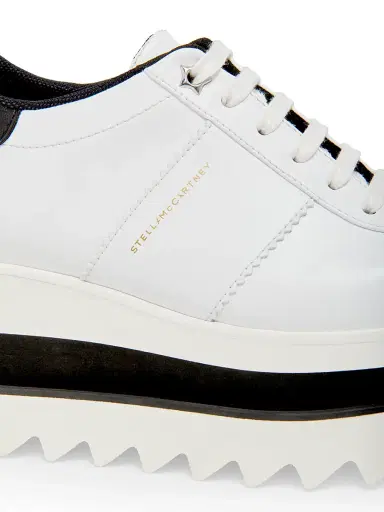 Stella McCartney Women's Sneakelyse 80MM Platform Sneakers - White | Thumbnail 5