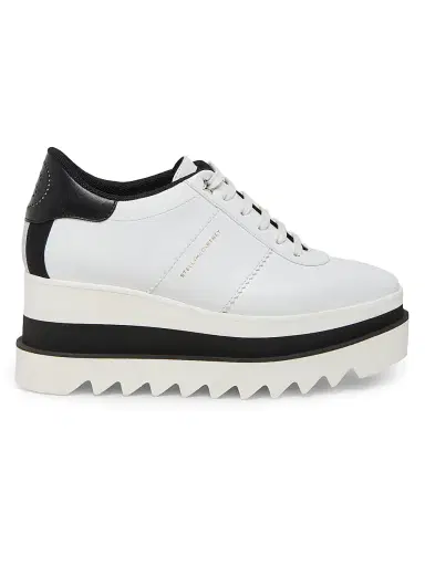Stella McCartney Women's Sneakelyse 80MM Platform Sneakers - White | Thumbnail 1