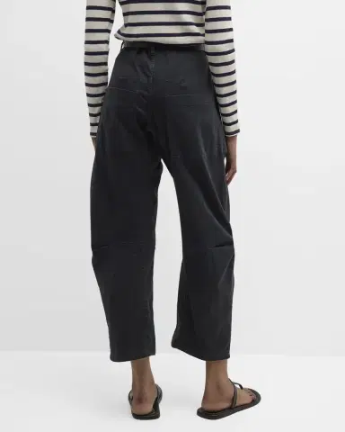 Nili Lotan Shon Mid-Rise Cropped Pants | Thumbnail 6