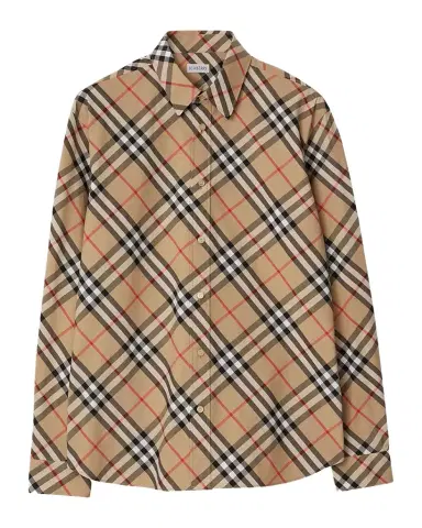 Burberry Men's Daniel Check Sport Shirt | Thumbnail 1