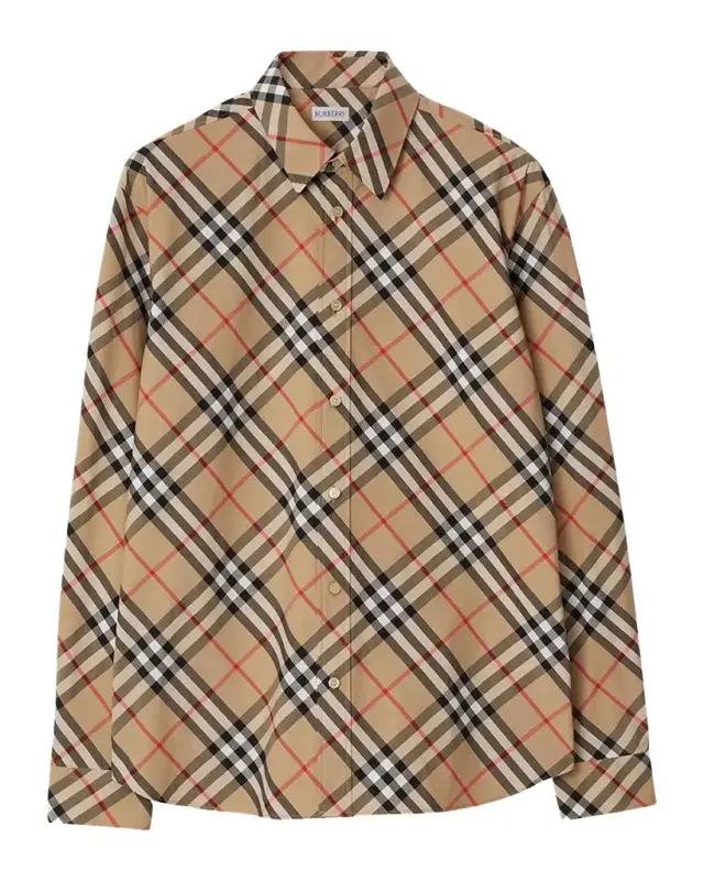 Burberry Men 's Daniel Check Sport Shirt