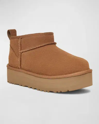 UGG Girl's Classic Ultra Mini Platform Boots, Kids | Thumbnail 2