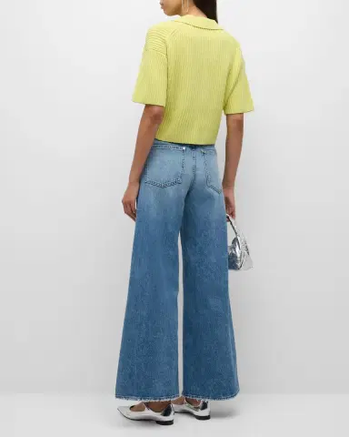 TWP Tiny Dancer Wide-Leg Denim Jeans | Thumbnail 6 TWP Tiny Dancer Wide-Leg Denim Jeans | Thumbnail 6