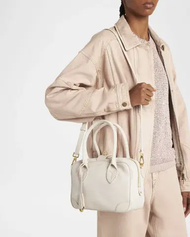 Golden Goose Vita Zip Goat Leather Top-Handle Bag | Thumbnail 2 Golden Goose Vita Zip Goat Leather Top-Handle Bag | Thumbnail 2