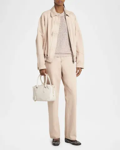 Golden Goose Vita Zip Goat Leather Top-Handle Bag | Thumbnail 6 Golden Goose Vita Zip Goat Leather Top-Handle Bag | Thumbnail 6