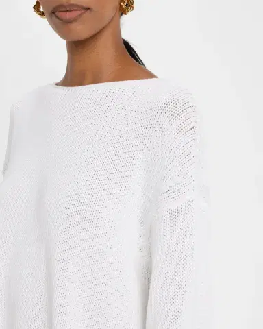 Another Tomorrow Draped Knit Sweater | Thumbnail 5