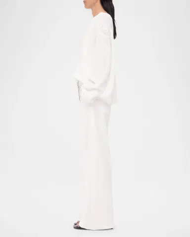 Another Tomorrow Draped Knit Sweater | Thumbnail 7