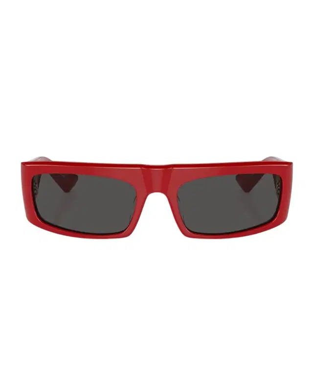 Khaite x Oliver Peoples Bold Acetate Rectangle Sunglasses