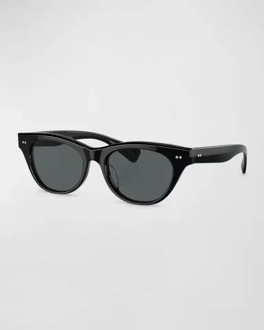 Oliver Peoples Avelin Acetate Butterfly Sunglasses | Thumbnail 3