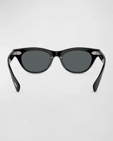 Oliver Peoples Avelin Acetate Butterfly Sunglasses | Thumbnail 4