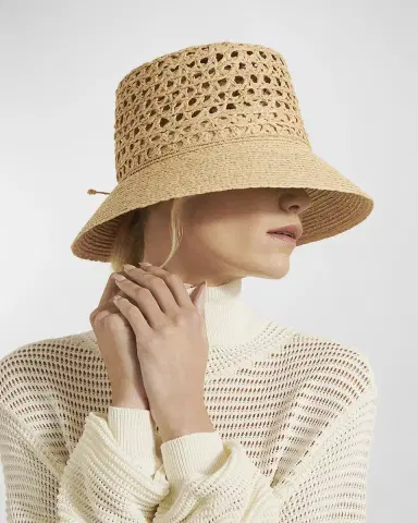 Helen Kaminski Retro Lace Braid Bucket Hat | Thumbnail 2