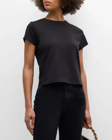 AGOLDE Adine Cropped Short Sleeve Tee | Thumbnail 4 AGOLDE Adine Cropped Short Sleeve Tee | Thumbnail 4