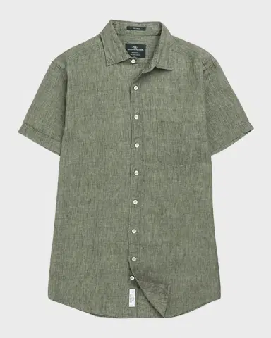 Rodd & Gunn Men's Palm Beach Linen Short-Sleeve Shirt | Thumbnail 2 Rodd & Gunn Men's Palm Beach Linen Short-Sleeve Shirt | Thumbnail 2