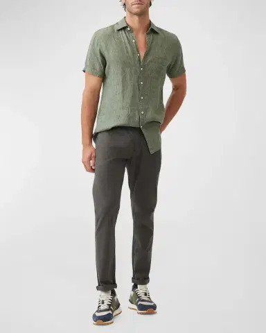 Rodd & Gunn Men's Palm Beach Linen Short-Sleeve Shirt | Thumbnail 3 Rodd & Gunn Men's Palm Beach Linen Short-Sleeve Shirt | Thumbnail 3