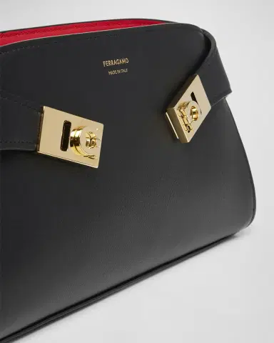 Ferragamo Mini Hug Leather Crossbody Bag | Thumbnail 5 Ferragamo Mini Hug Leather Crossbody Bag | Thumbnail 5